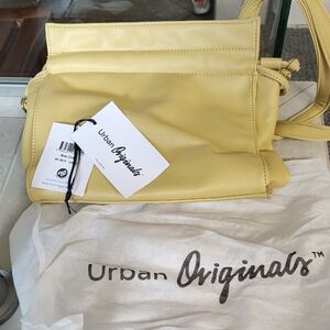 Urban Originals Lemon Yellow Shoulder Bag